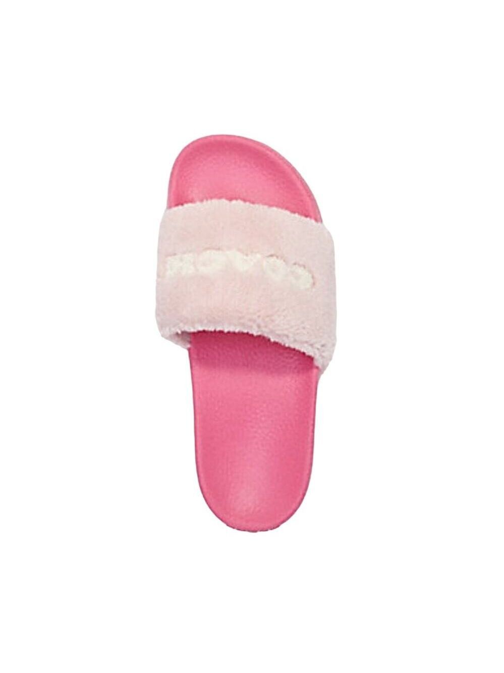 COACH PINK ULI SPORT SLIDE FAUX FUR SIZE 10 - Picture 3 of 4